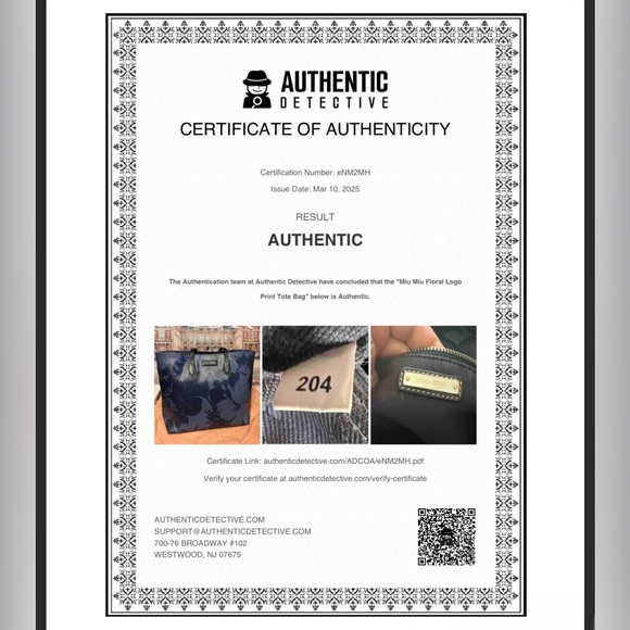 Miu miu floral leather tote - Picture 13 of 13